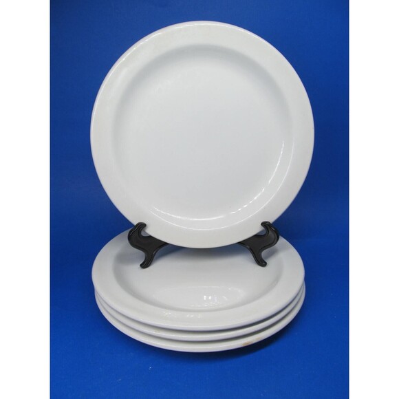 Midwinter Stonehenge White 7" Dessert Bread Plates Wedgwood Set of 4 - Picture 6 of 6